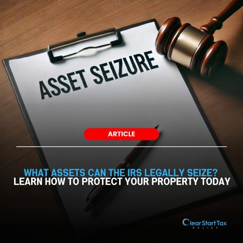 Assets Can the IRS Legally Seize Assets Can the IRS Legally Seize